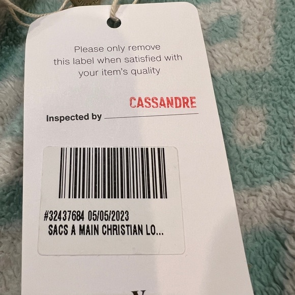 Christian Louboutin Loubi Krypton Glitter Clutch Bag - Picture 8 of 9